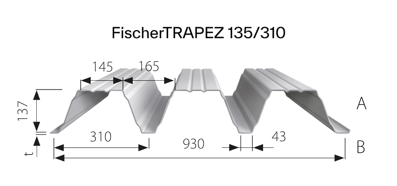 Trapezblech 135 310