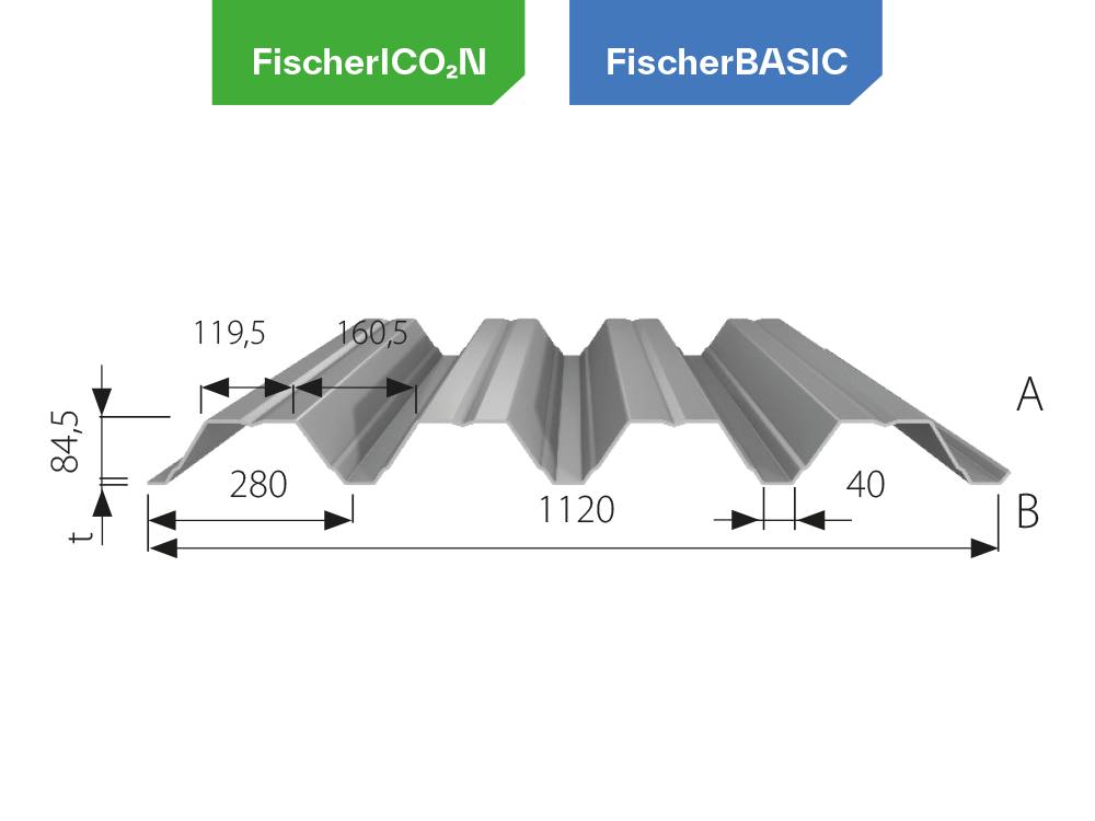Fischer Profil GmbH FischerTRAPEZ 85 280 Dach fischer-profil-gmbh-fischertrapez-85-280-dach